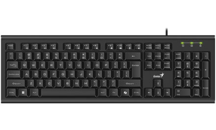 GENIUS KB-113 / Drátová/ Copilot/ USB/ černá/ CZ+SK layout
