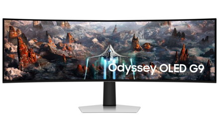 POŠKOZENÝ OBAL - Samsung Odyssey OLED G9 49" / Prohnutý / DQHD 5120x1440 / 32:9 / OLED / 240Hz / 0,03ms / HDMI/DP/USB/VESA/Rep...