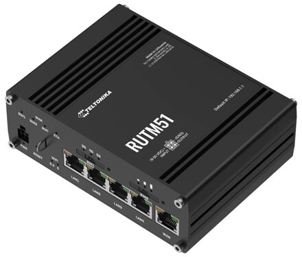 Teltonika RUTM51 průmyslový router, 5G, Dual SIM, WiFi
