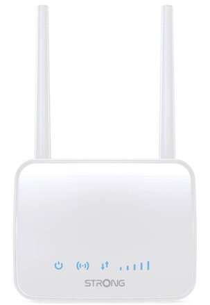 POŠKOZENÝ OBAL - STRONG 4G LTE router 350M/ Wi-Fi standard 802.11 b/g/n/ 300 Mbit/s/ 2,4GHz/ 1x LAN/ 1x SIM slot/ 2 odnímateln...