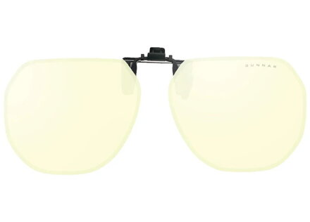 GUNNAR kancelářske/herní brýle  CLIP-ON MOFFET ONYX jantarová skla BLF 65 NATURAL focus
