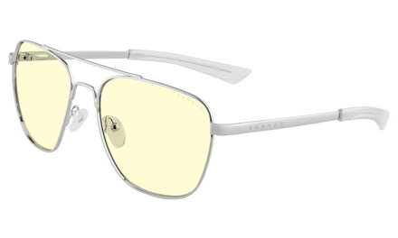 GUNNAR kancelářske/herní brýle  MUSTANG CHROME jantarová skla  BLF 65 GUNNAR focus