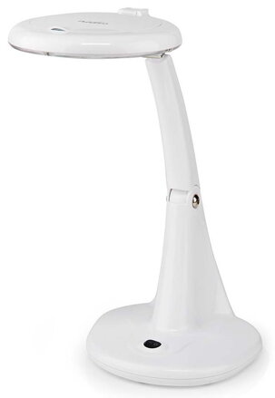 POŠKOZENÝ OBAL - NEDIS zvětšovací stolní LED lampa/ čočka 3 + 12 dioptrií/ spotřeba 6,5 W/ teplota 6500 K/ světelný tok 585 lm...