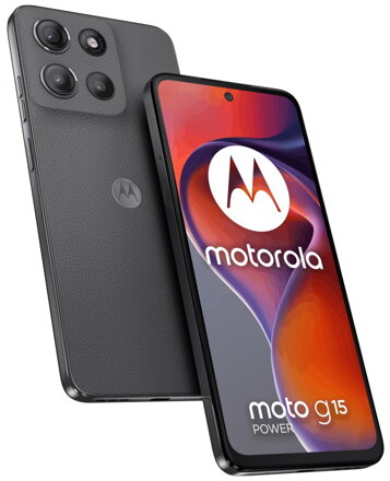 Motorola Moto G15 Power - Gravity Grey   6,7"/ Dual SIM/ 8GB/ 256GB/ LTE/ Android 15