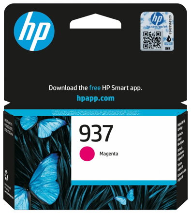 HP inkoustová náplň 937 purpurová