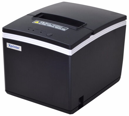 Xprinter stolní termotiskárna XP-V330-L, rychlost 260mm/s, až 80mm, USB, LAN, RS232, autocuter , černá