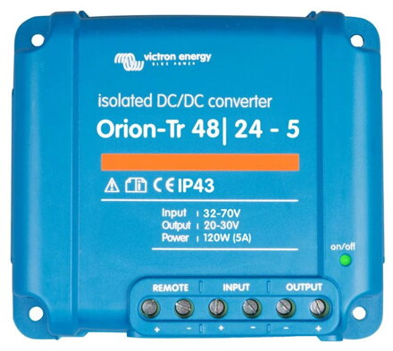 Victron Orion-Tr 48/24V-5A (120W) DC-DC konvertor, Izolovaný, IP43