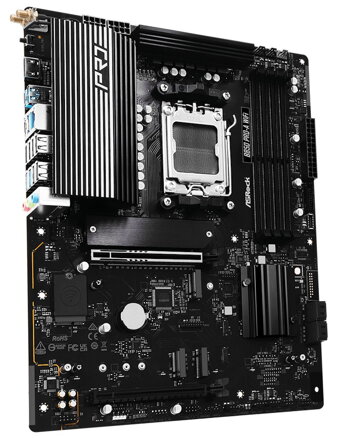 ASRock B850 Pro-A WiFi / AMD B850 / AM5 / 4x DDR5 DIMM / 4x M.2 / HDMI / USB-C / WiFi / ATX