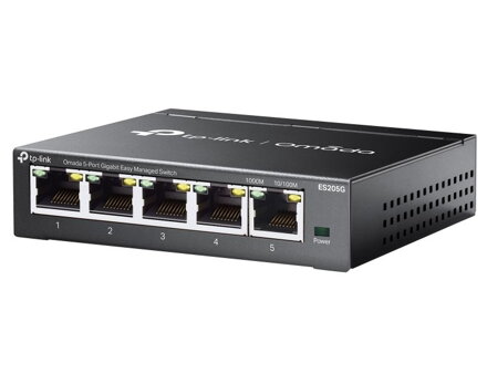 TP-Link ES205G, Omada 5-Port Gigabit Easy Managed Switch, 5x GLAN