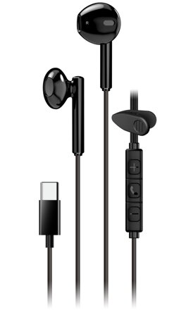 GENIUS headset HS-M366 Black/ černý/ USB-C/ 360°rotační klip