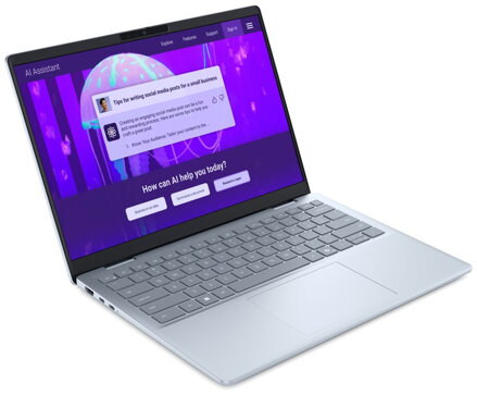 DELL 14 Plus /Core Ultra 7 256V/ 16GB/ 512GB SSD/ 14" 2.5K/ FPR/ W11Pro/ modrý/ 3Y PS on-site