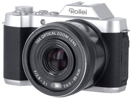 Rollei Powerflex 10x Retro/ 8 MPix/ 10x zoom/ 2,88" LCD/ 1440p video/ Černý