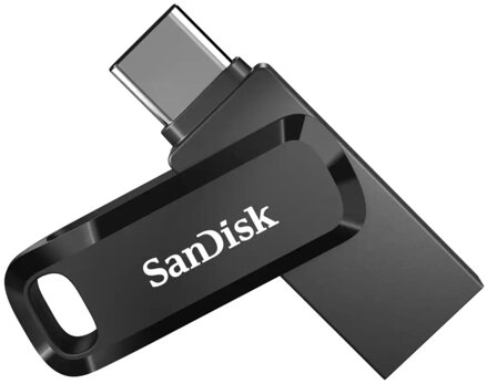 SanDisk Ultra Dual Drive Go 128GB / USB Type-C + USB Type-A / USB 3.2 Gen 1 / černá