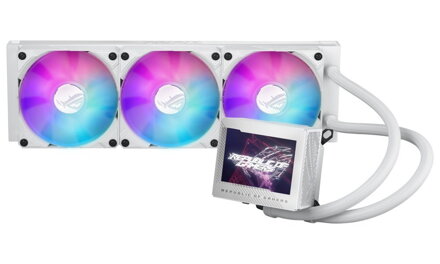 POUŽITÉ - ASUS ROG RYUJIN III 360 ARGB WHITE / vodní chlazení / 3x 120mm fan / AM4+AM5 / 115x+1200+1700 / ARGB podsvíce...