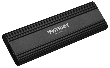 PATRIOT TRANSPORTER Lite 2TB Portable SSD / USB 3.2 Gen2 / USB-C / externí / hliníkové tělo / černý