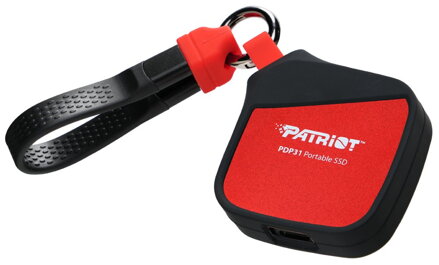 PATRIOT Portable SSD PDP31 1TB M.2 2230 format / USB 3.2 Gen2 / USB Type-C / externí / černo-červený