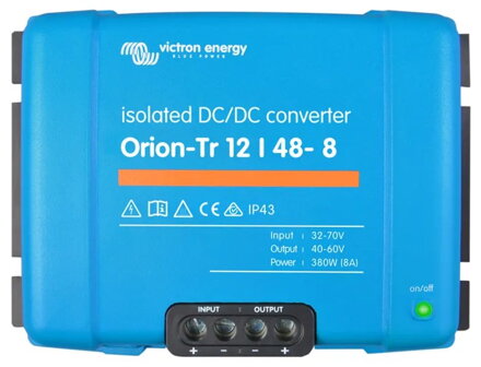 Victron Orion-Tr 12/48V-8A (380W) DC-DC konvertor, Izolovaný, IP43