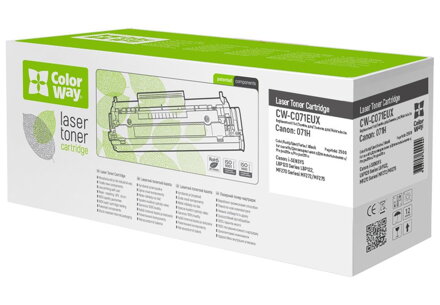 COLORWAY kompatibilní toner pro CANON CRG-071H/ 2500 stran / Černý