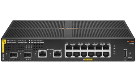 HPE Networking CX 6000 12G CL4 PoE 2G/2SFP 139W