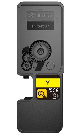 Kyocera toner TK-5450Y  yellow na 3 200 A4 (při 5% pokrytí), pro PA2600cx/cwx, MA2600cfx/cwfx