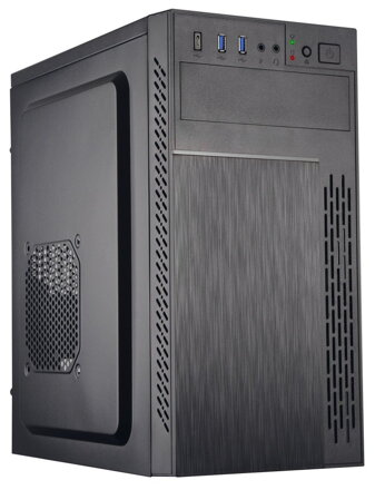 EUROCASE MidT ML M6-505B / mATX / bez zdroje / 2x USB 3.0 / USB-C / černá