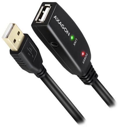 AXAGON aktivní prodlužka/repeater USB2.0 / ADR-207 / 7,5m