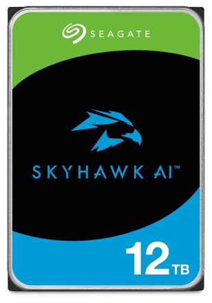 Seagate SkyHawk AI 12TB HDD / ST12000VE003 / Interní 3,5" / 7200 RPM / SATA 6Gb/s / 512 MB
