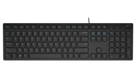 DELL klávesnice KB216/ multimediální/ Italská/ USB/ drátová/ černá