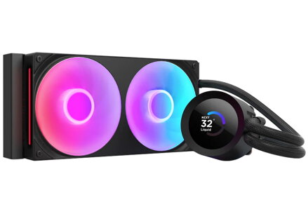 NZXT vodní chladič Kraken 240 / 2x120mm fan / 4-pin PWM / LCD disp. / 6 let