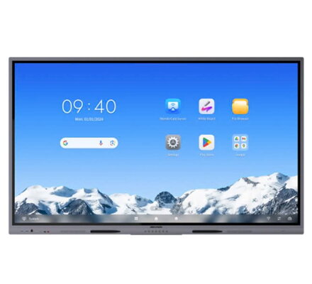 HIKVISION interaktivní dotykový panel 65", 4K, Android 14, 8GB,128G,480nit,50 points, USB, HDMI, Wifi ,BT EDLA