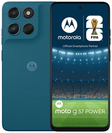 Motorola Moto G57 Power - Pantone Corsair   6,7" / single SIM + eSIM/ 12GB/ 256GB/ 5G/ Android 16