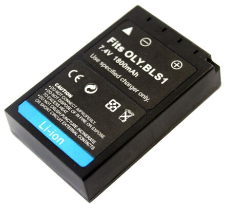 TRX baterie Olympus BLS-1 - Li-Ion 1800mAh