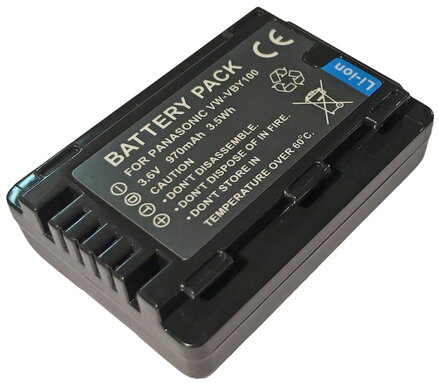 TRX baterie Panasonic VW-VBY100 - 970mAh
