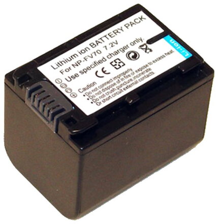 TRX baterie Sony NP-FV70 - Li-Ion 2100mAh - DECODED