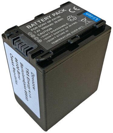 TRX baterie Sony NP-FH100 - Li-Ion 3900mAh - DECODED