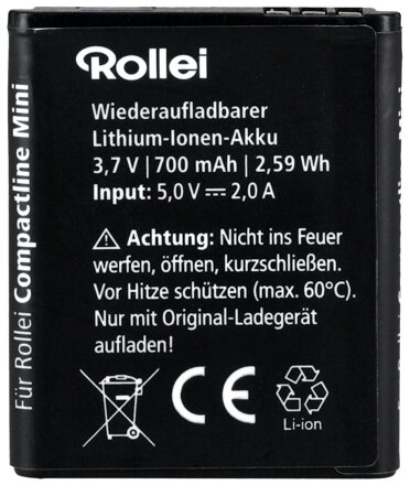 Rollei náhradní baterie pro fotoaparát Compactline Mini