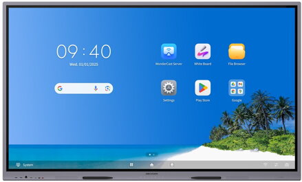 HIKVISION IFP 65"  4K, 8GB/128GB storage, 400 nit, 50 points, Android 14, USB, HDMI, Wifi ,BT,  EDLA