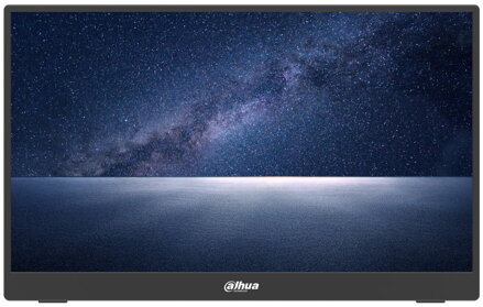 DAHUA 16" LED PM16-F201SDT/ IPS panel/ 1920x1080 (FHD)/ 1000:1/ 6ms/ 250 cd/m2/ HDMI/ 2xUSB-C/ VESA 75x75/ černý