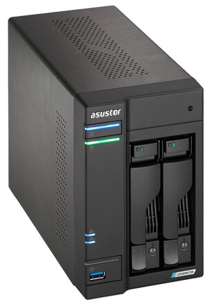 Asustor NAS AS6702T v2 / 2x 2,5"/3,5" SATA III/ Celeron N5105 2.0 GHz/ 4GB/ 2x 5GbE/ 4x M.2/ 2x USB 3.2/ HDMI