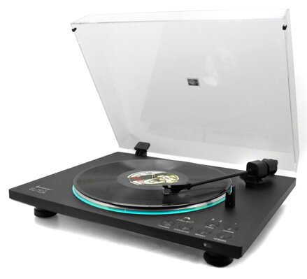 Soundmaster Elite line PL860SW/ Gramofon/ Magnetický snímací systém/ BT/ Černý