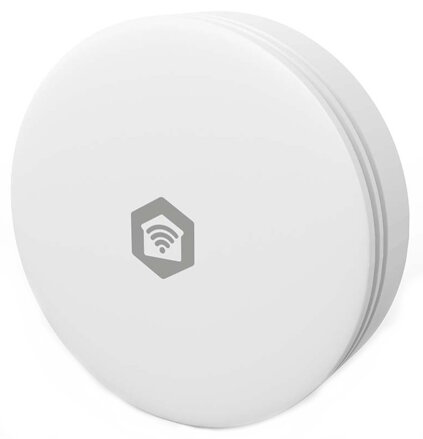 NEDIS Wi-Fi chytrý monitor kvality ovzduší/ Oxid uhličitý (CO2)/ teplota/ vlhkost/ NDIR profi senzor/ Android/ iOS/ bílý