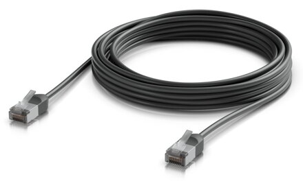 Ubiquiti UniFi Premium Patch Cable Outdoor 5m - Patch kabel, Cat6a, venkovní, černý, 5m