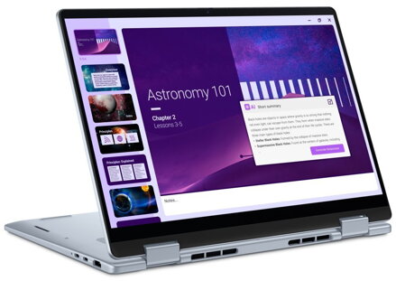 DELL 14 Plus 2v1 Touch DB04250/ Core Ultra 9 288V/ 32GB/ 1TB SSD/ 14" FHD+ dotykový/ W11Home/ modrý/ 2Y Basi on-site