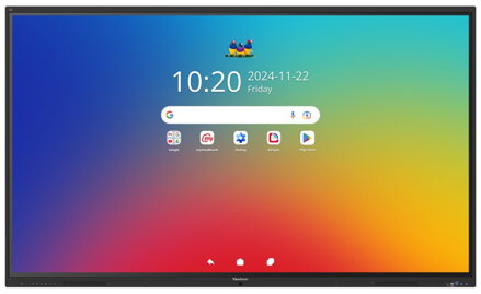ViewSonic IFP 86" 4K Android 16 EDLA, 64 dotyk.bodů IR, 8G/128GB, HDMI,VGA,DP,USB-A/B/C,RJ45,RS232,PIR sensor,subwoofer