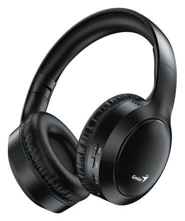 GENIUS bezdrátový headset HS-800BT/ černý/ BT6.0/ USB-C nabíjení/ skládací