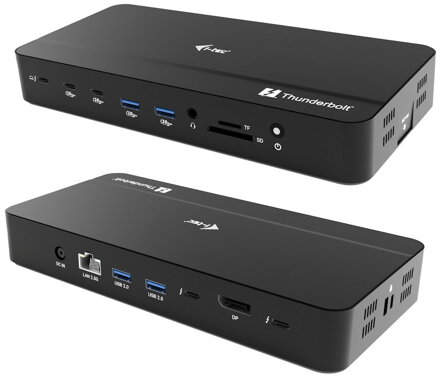 i-tec dokovací stanice Thunderbolt 5 Triple Display, M.2 slot, 6x USB, 2.5 GLAN, Power Delivery 140W