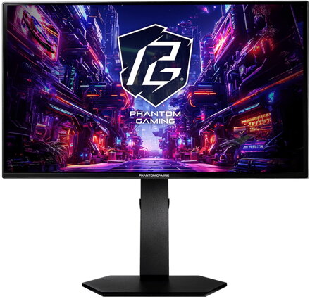 PG by Asrock monitor PGO27QSA WOLED  27" 2560 240Hz, 2x HDMI , 1x DP, USB-C AMD FreeSync, repro, KVM výš.nastavitelný