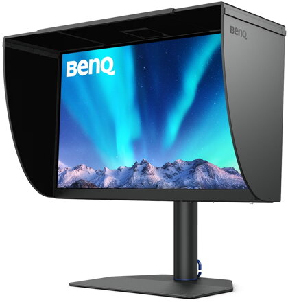 BENQ 27" LED SW272QN/ IPS panel/ 2560x1440/ 1000:1/ 300cdm/ 5ms/ HDMI/ DP/ USB/ USB-C/ pivot/ Power Delivery/ černý