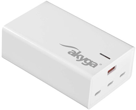 TRX USB Nabíječka AK-CH-25 USB-A + 3x USB-C PD 5-28V / max. 5A 140W Quick Charge 3.0 GaN