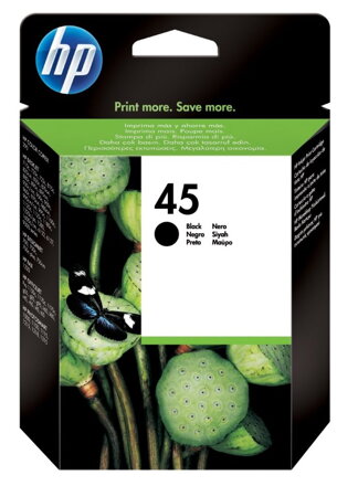 HP (45) 51645AE - ink. náplň černá, DJ 7x,8x,9x,11x,12x originál
